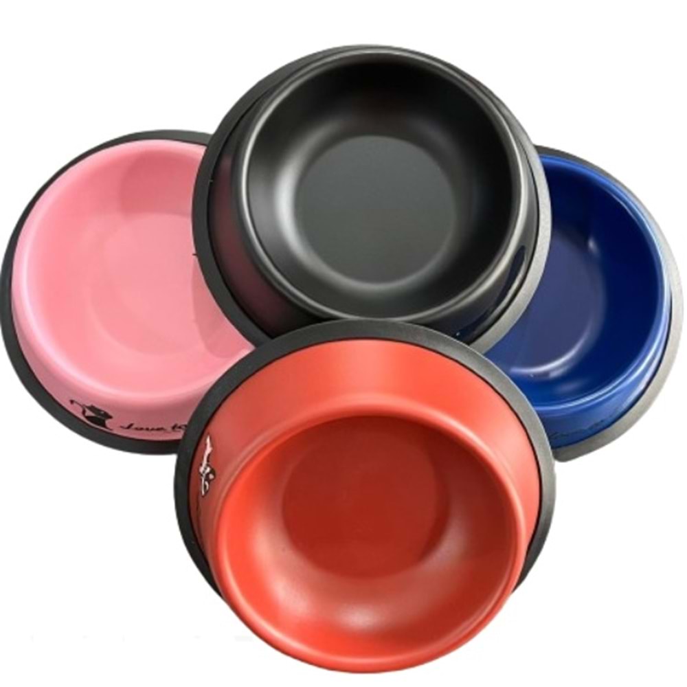 AMAZON RENKLİ ÇELİK MAMA KABI ORTA BOY