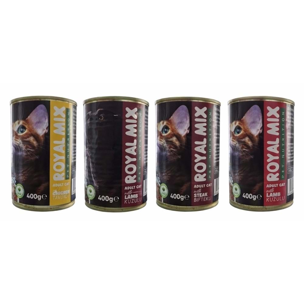 ROYAL MİX 400 GR KEDİ-KÖPEK KONSERVESİ