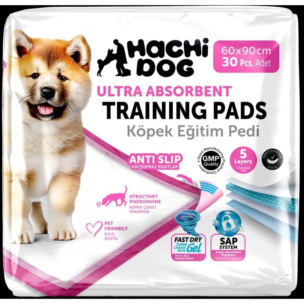 HACHIDOG 30LU KÖPEK EĞİTİM PEDİ YAPIŞKANLI