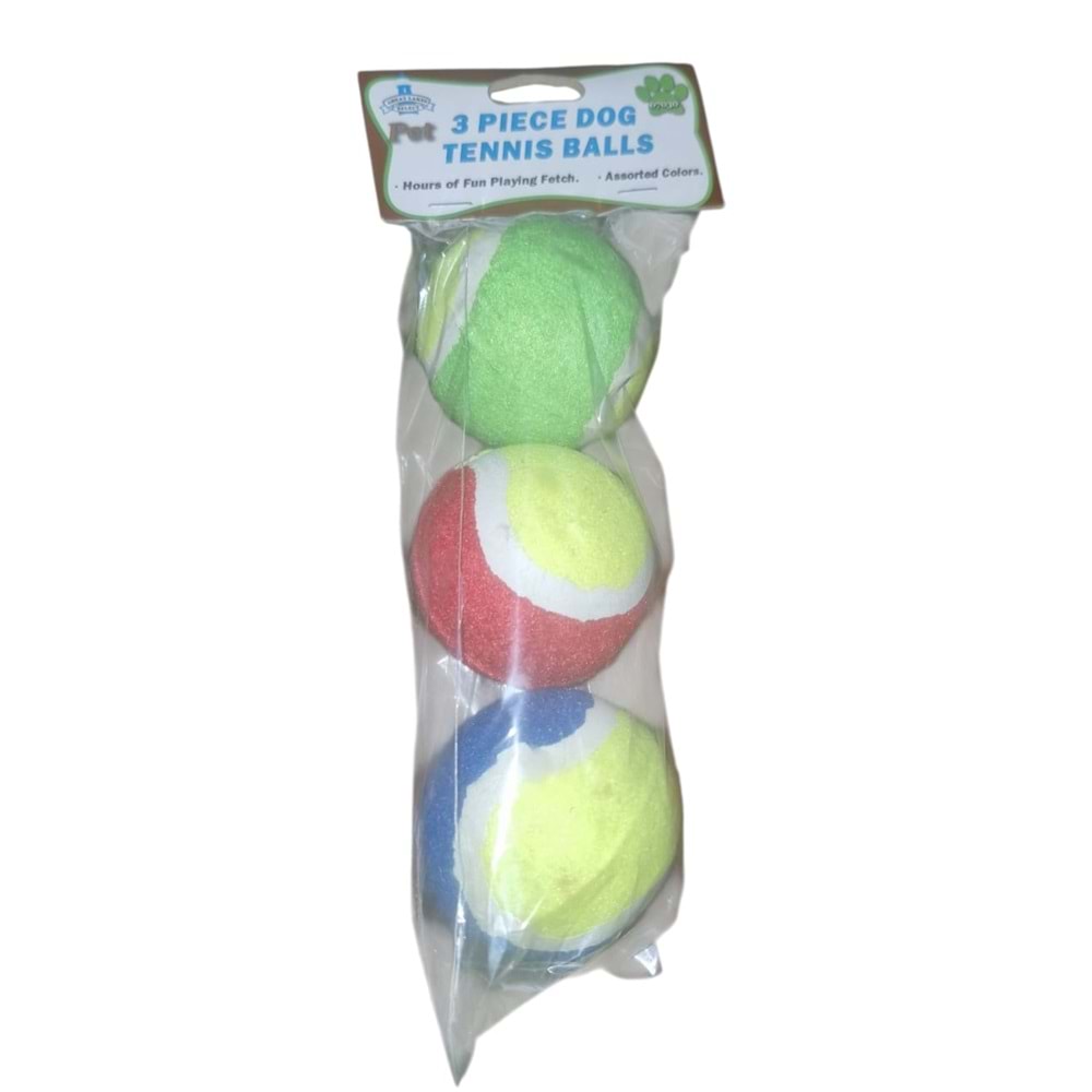 FYD-PTWQT 3 lü Tenis Topu 6,3 cm