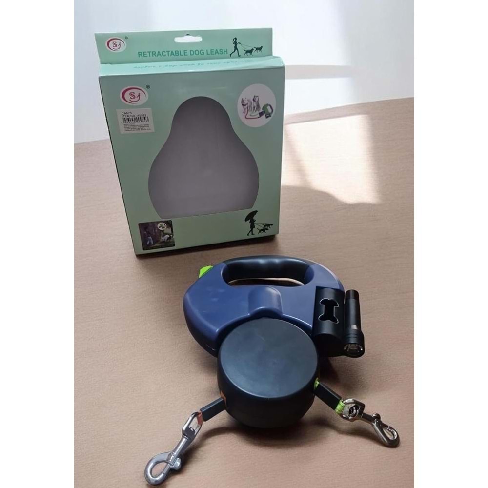 Cans A0053 İki Başlı Evcil Hayvan Gezdirme Tasması