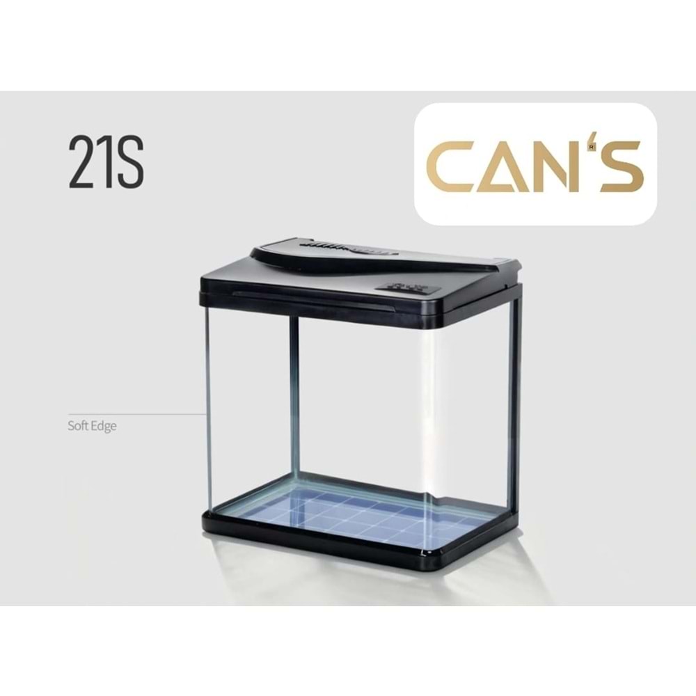 Aquarium 21S-320 31.6x20x34 cm White/Black