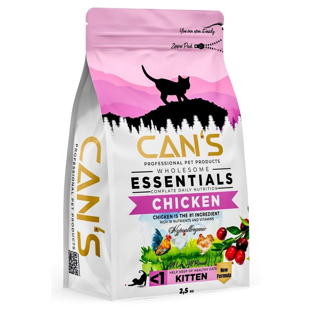 Cans Cat Kıtten Mama 2,5 Kg