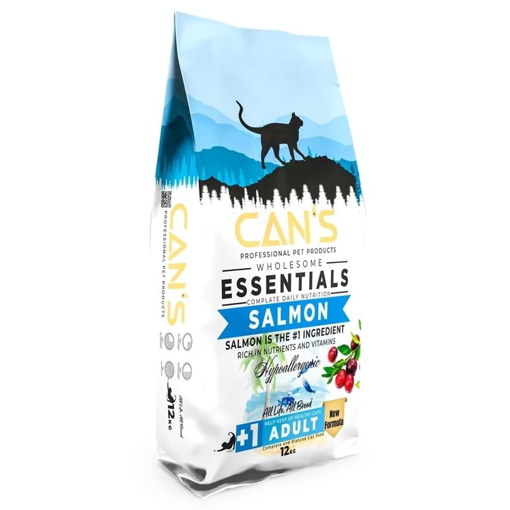 Cans Cat Balıklı Mama 12 Kg