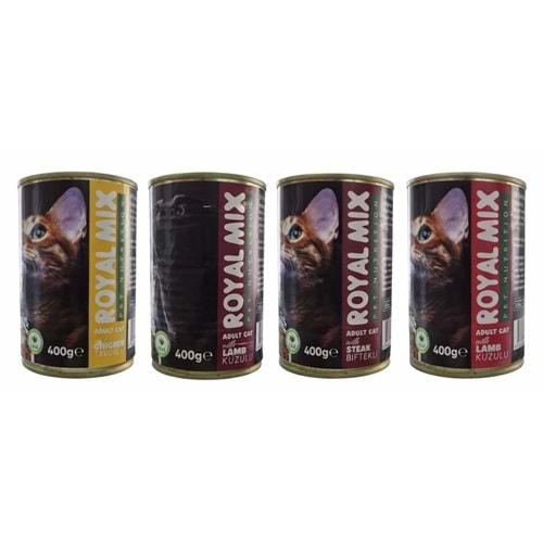 ROYAL MİX 400 GR KEDİ-KÖPEK KONSERVESİ
