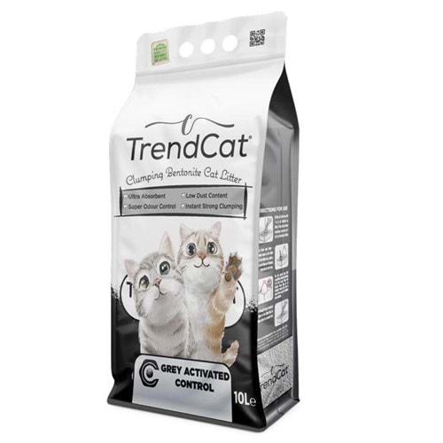 TRENDCAT AKTİF KARBON KEDİ KUMU 10 LT