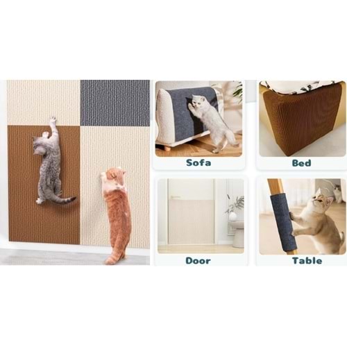 MAD- 402 Tırmalama Halısı Yapışkanlı 100 *30 Cm