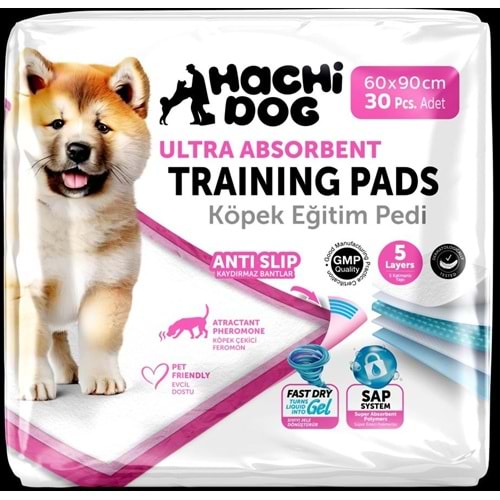 HACHIDOG 30LU KÖPEK EĞİTİM PEDİ YAPIŞKANLI