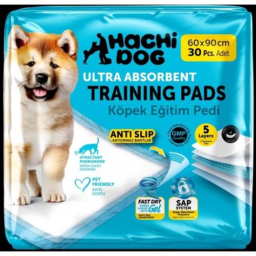 HACHIDOG 30LU KÖPEK EĞİTİM PEDİ YAPIŞKANLI GRANÜLLÜ
