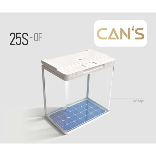 Aquarium 25S-OF-380 38.5x24x40.5 cm White/Black