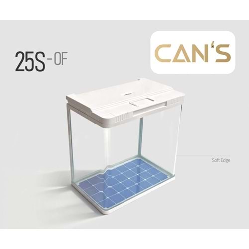 Aquarium 25S-OF-320P 31.6x20x34 cm Natural Oak/Black Walnut