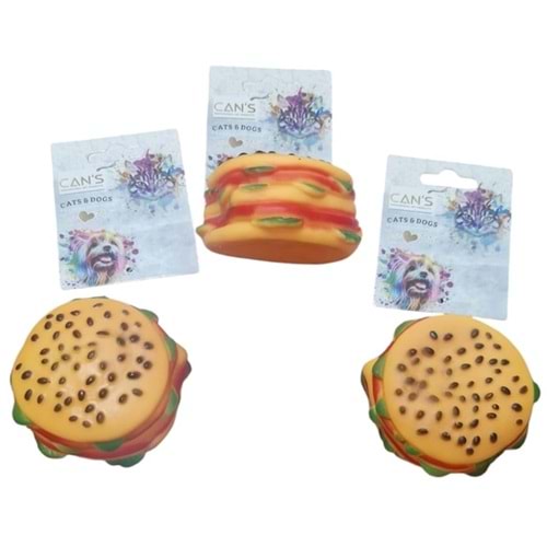 Cans STY0181 Hamburger Oyuncak 10 cm