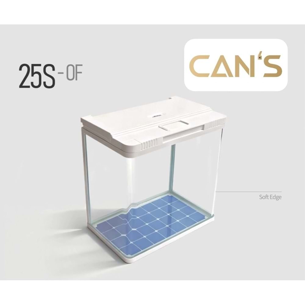 Aquarium 25S-OF-380 38.5x24x40.5 cm White/Black