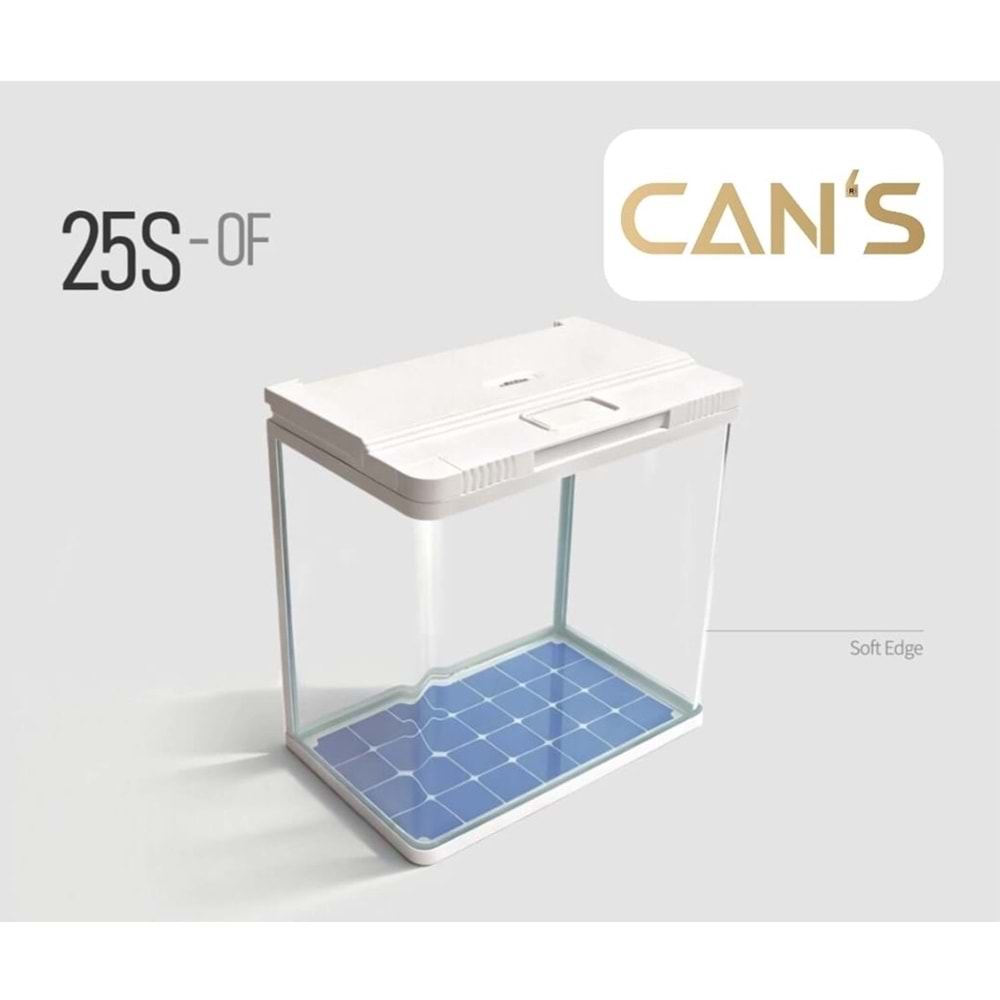 Aquarium 25S-OF-230 23x16x28.5 cm White/Black